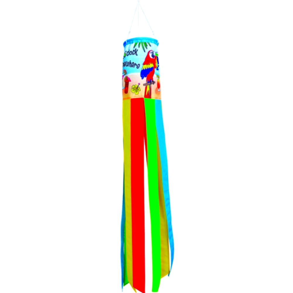 NIB Premier Kites Windsock It's 5 O'clock Somewhere